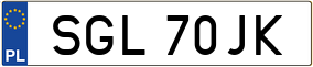 Truck License Plate